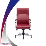 صندلی مدیریتی زیگما (1) رایانه صنعت با مکانیزم سینکرون و پایه کروم ضخیم
