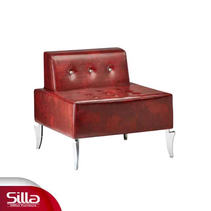 single-official-leather-sofa-buy مبل اداری مدل f76p1x سیلا - تصویر 1